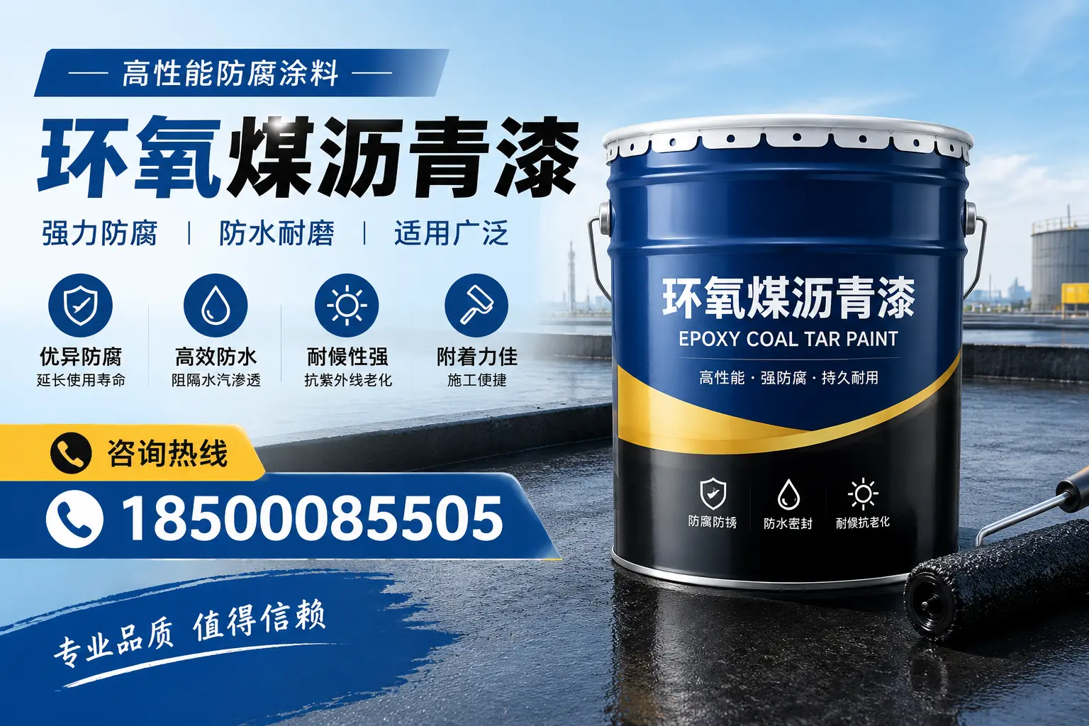 环氧煤沥青漆的主要成分与功能，深圳用户深度了解