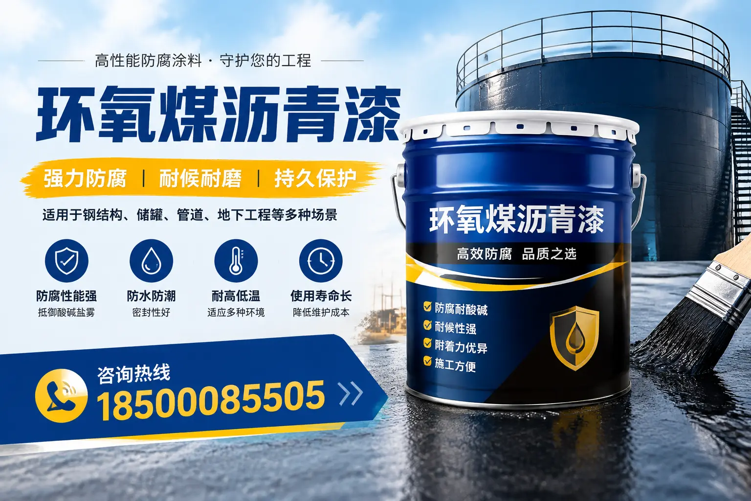 环氧煤沥青漆在工业中的应用，深圳企业的选择